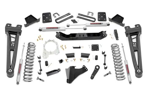 6 Inch Suspension Lift Kit w/Radius Arms 17-19 F-250/350 4WD Diesel 4 Inch Axle w/Overloads Rough Country