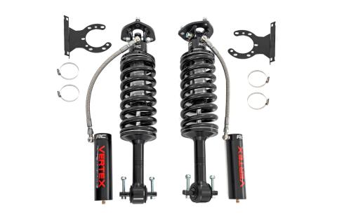 Ford Front Adjustable Vertex Coilovers 14-20 F-150 4WD for 5.5-6.5 Inch Lifts Rough Country