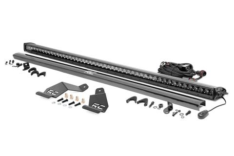 LED Light Mount 50 Inch Black Single Row CFMOTO UFORCE U10 Pro Rough Country