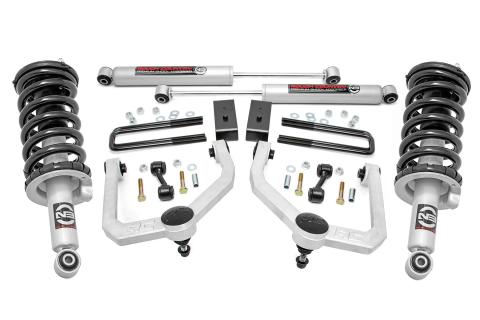 3 Inch Lift Kit N3 Struts and Shocks 17-21 Nissan Titan 4WD Rough Country