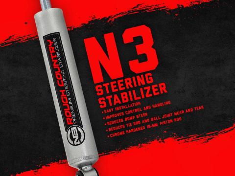 Steering Stabilizer 81-93 W250 Pickup 76-80 International Scout II 74-93 Ramcharger 74-81 Trailduster 70-72 Jimmy Rough Country