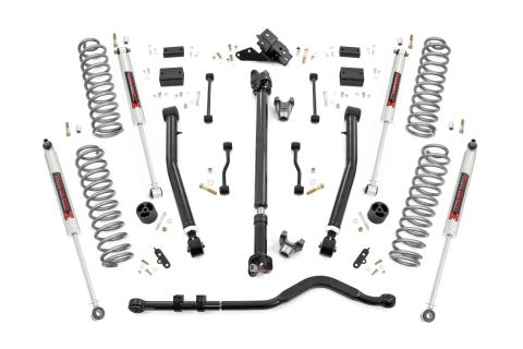 3.5 Inch Lift Kit Adj Lower FR D/S M1 Non-Rubicon Jeep Wrangler Unlimited (24-26) Rough Country