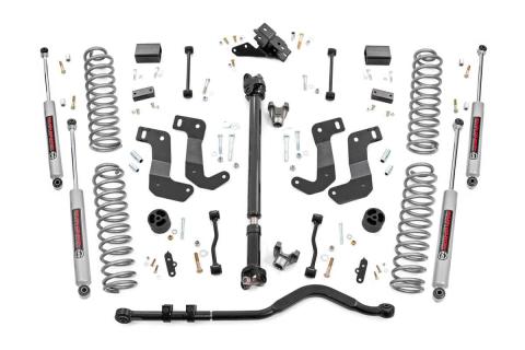 3.5 Inch Lift Kit C/A Drop FR D/S Rubicon Jeep Wrangler Unlimited 4WD (24-26) Rough Country