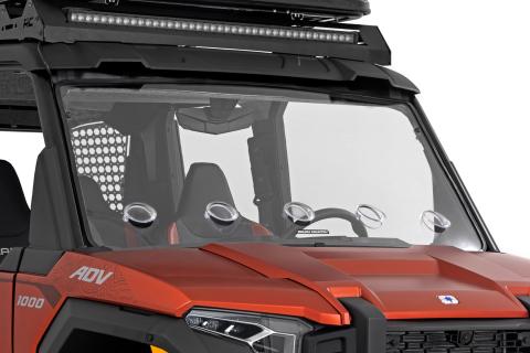 Vented Full Windshield Scratch Resistant Polaris XPEDITION XP/XPEDITION XP 5 Rough Country