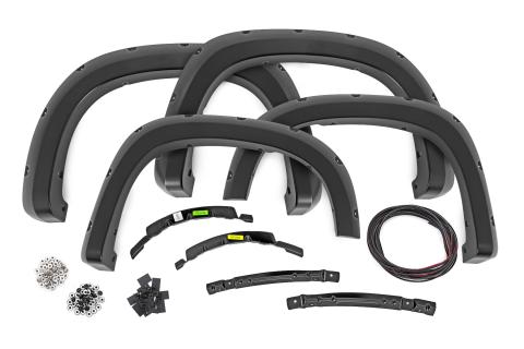Pocket Fender Flares GPA Graphite Chevy Silverado 1500 2WD/4WD (22-26) Rough Country