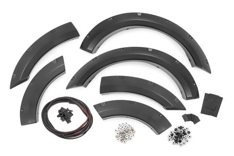 Pocket Fender Flares YZ Oxford White Ford Bronco Sport 4WD (2021-2026) Rough Country