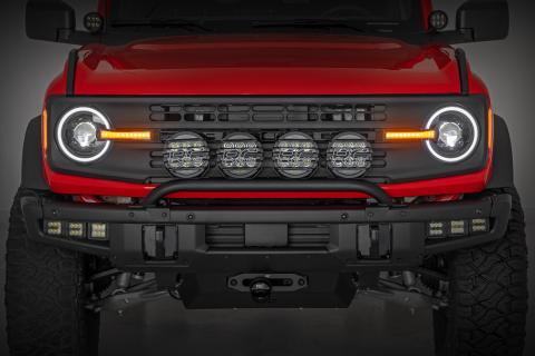 DRL Halo LED Headlights DOT Approved Ford Bronco 4WD (2021-2025) Rough Country