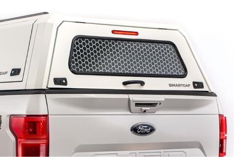 Rear Window Security Screen 20-26 Jeep Gladiator EVOc Commercial Applications SmartCap(R) Fits EVOc Caps w/Serial Number's beginning with a date (DDMMYY) before 010422 