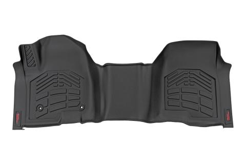 Sure-Fit Floor Mats Front Over Hump Crew Silverado/Sierra 1500/2500HD/3500HD (19-26) Rough Country