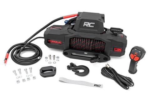13000-Lb Pro Series Winch Synthetic Rope Rough Country