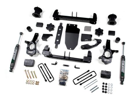14-18 Silverado/Sierra 1500 4WD 4.5 Inch Alum/Stamped Arms With Nitro Shocks Zone Offroad