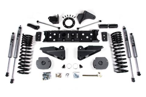 25-26 Ram 2500 4WD (Diesel) 4 Inch Suspension Lift Kit, 2.5 Inch Rear Lift, Spacer - Nitro Shocks Zone Offroad