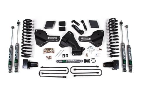 23-25 Ford F250/F350 SRW 4WD 5 Inch Radius Arm Drop Suspension Lift Kit, 3 Inch Rear, Block, Diesel - Fox 2.0 Adventure Series Front And Rear Shocks Zone Offroad