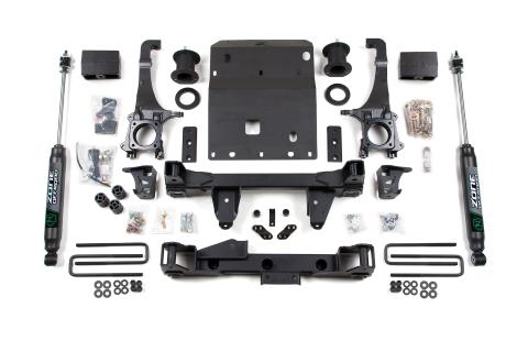 05-15 Toyota Tacoma 6 Inch Front 4 Inch Rear Lift Kit With Nitro Shocks Zone Offroad