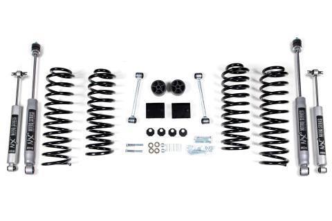 2 Inch Lift Kit Coil Spring Jeep Wrangler JK 07-11 4-Door NX2 Nitro Shocks