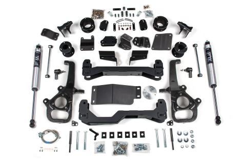 25 Ram 1500 w/ Air Ride 4WD 4 Inch Suspension Lift Kit, 3 Inch Rear Lift, Spacer - Large Bore - Strut Spacer, Fox 2.0 IFP Performance Series Shocks BDS Suspension