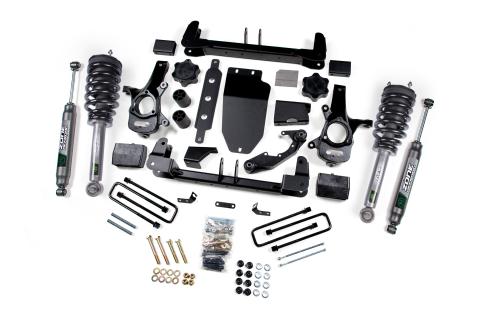 14-18 Silverado/Sierra 1500 4WD 4.5 Inch Alum/Stamped Arms With Nitro Shocks Zone Offroad