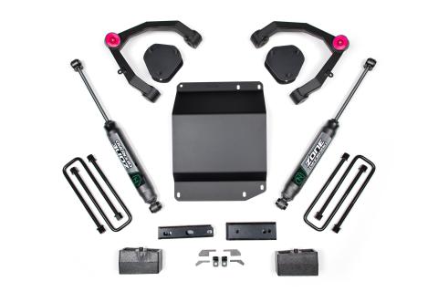07-13 Silverado/Sierra 1500 4WD 3.5 Inch UCA Lift Kit With Fox Shocks Zone Offroad
