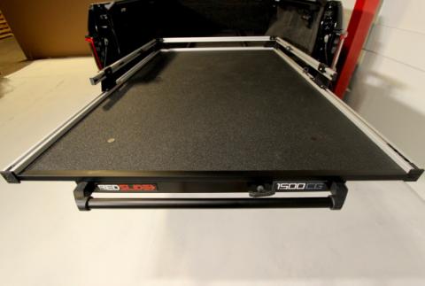 BedSLIDE 5 5 FT Super Short Bed/Chevy Silvrado Crew Cab Ford F150 Crew Cab Ford Raptor Dodge 5 7 FT Short Beds 75 Percent Ext 1500lbs Contractor65X48 Inch