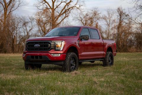 F-150 3 Inch Lift Kit Bolt On w/Vertex and V2 Shocks 2021 F-150 4WD Rough Country