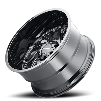 Mayhem Offroad Wheels Essex 8112 20x9 Milled Spokes Black 18 Off Set 5 Lug 5.71 BSM 87.1 Bore Cast Aluminum