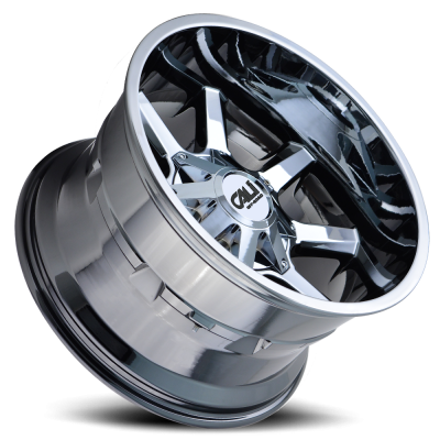 Cast Aluminum Wheels Busted 9100 CH 20x9 Chrome 6 On 135/6 On139.7 Bolt Pattern 0 Offset Cali Offroad Wheels