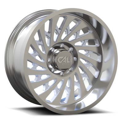 Cast Aluminum Wheels Switchback 9108 PO 20x10 Polished 6 On 139.7 Bolt Pattern -30 Offset Cali Offroad Wheels