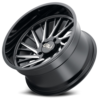 Cast Aluminum Wheels Purge 9114 GB 20x10 Milled Gloss Black 8 On 170 Bolt Pattern -25 Offset Cali Offroad Wheels