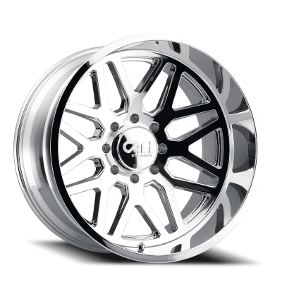 Cast Aluminum Wheels Invader 9115 CH 24x14 Chrome 8 On 170 Bolt Pattern -76 Offset Cali Offroad Wheels
