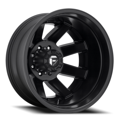 Dually Wheels 20X8.3 Maverick Dually D436 8 On 210 Matte Black 154.3 Bore -221 Offset 7 Spoke Outer Dually Fuel Off Road Wheels