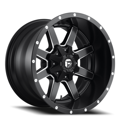 Aluminum Wheels 17X10 Maverick D538 5 On 114.3/5 On 127 Black/Milled 78.1 Bore -24 Offset Fuel Off Road Wheels