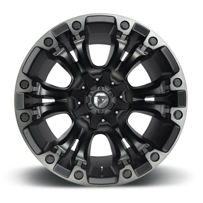 Aluminum Wheels 20X9 Vapor D569 8 On 165.1 Matte Black Double Dark Tint 125.1 Bore 20 Offset Fuel Off Road Wheels