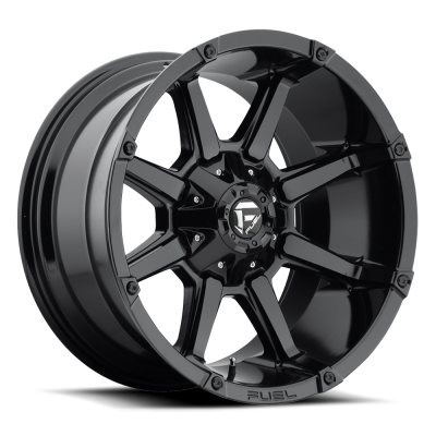 Aluminum Wheels 20X9 Coupler D575 8 On 165.1 Gloss Black 125.2 Bore 1 Offset 8 Spoke Fuel Off Road Wheels