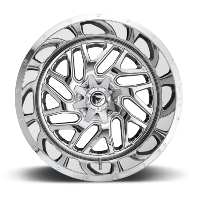 Aluminum Wheels 20X10 Triton D609 8 On 165.1 Chrome Plated 125.1 Bore -18 Offset Mesh Spoke Fuel Off Road Wheels