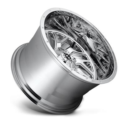 Aluminum Wheels 22X10 Triton D609 8 On 165.1 Chrome Plated 125.1 Bore -18 Offset Mesh Spoke Fuel Off Road Wheels