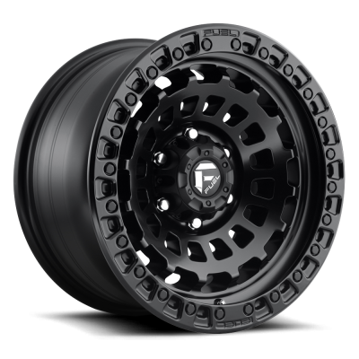 Aluminum Wheels 17X9 Zephyr D633 5 On 139.7 Matte Black 78.1 Bore -12 Offset Fuel Off Road Wheels