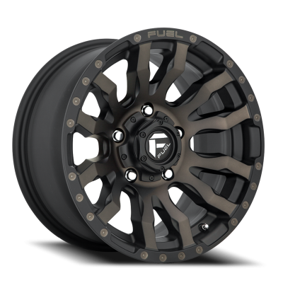 Aluminum Wheels 20X10 Blitz D674 5 On 139.7 Matte Black Double Dark Tint 78.1 Bore -18 Offset Multi Spoke Fuel Off Road Wheels
