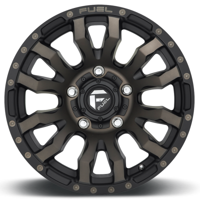 Aluminum Wheels 22X12 Blitz D674 5 On 139.7 Matte Black Double Dark Tint 78.1 Bore -44 Offset Multi Spoke Fuel Off Road Wheels
