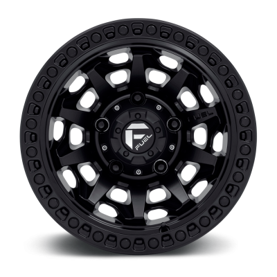 Aluminum Wheels 15X8 Covert D694 5 On 139.7 Matte Black 108 Bore -12 Offset Multi Spoke Fuel Off Road Wheels