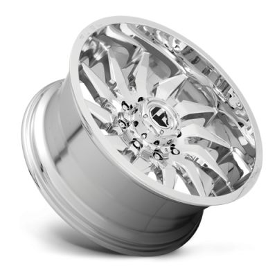 Aluminum Wheels 24X12 Saber D743 6 On 135 Chrome 87.1 Bore -44 Offset Fuel Off Road Wheels