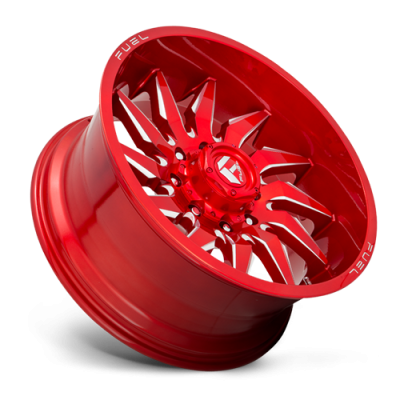 Aluminum Wheels 20X9 Saber D745 6 On 135 Candy Red Milled 87.1 Bore 20 Offset Fuel Off Road Wheels