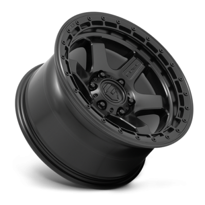 Aluminum Wheels 18X9 Block D750 6 On 120 Matte Black/Black Ring 67.06 Bore 20 Offset 6 Spoke Fuel Off Road Wheels