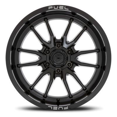 Aluminum Wheels 18X9 Clash 6 D760 6 On 120 Gloss Black 67.06 Bore 1 Offset Multi Spoke Fuel Off Road Wheels
