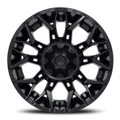 Aluminum Wheels 20X9 Twitch D772 8 On 165.1 Blackout 125.2 Bore 1 Offset Fuel Off Road Wheels