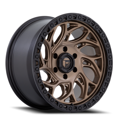 Aluminum Wheels 15X10 Runner OR D841 5 On 139.7 Bronze/Black Ring 108 Bore -43 Offset Fuel Off Road Wheels