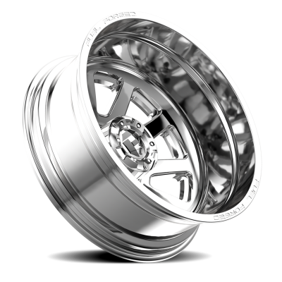 Dually Wheels 24X8.25 FF09D Dually DE09 PO 10 On 225 Polished 170.1 Bore -225 Offset Outer Dually Fuel Off Road Wheels