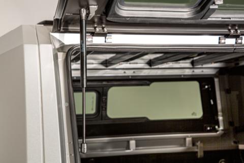 F-150 Truck Bed Cap SmartCap EVOa Adventure Matte Black For 21-26 Ford F-150 5.5 Foot Short Bed SmartCap