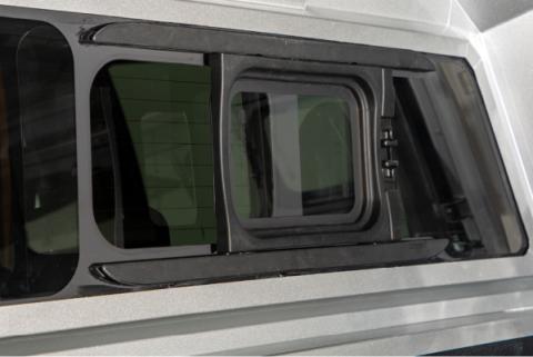 F-150 Truck Bed Cap SmartCap EVOa Adventure Matte Black For 21-26 Ford F-150 6.5 Foot Standard Bed SmartCap