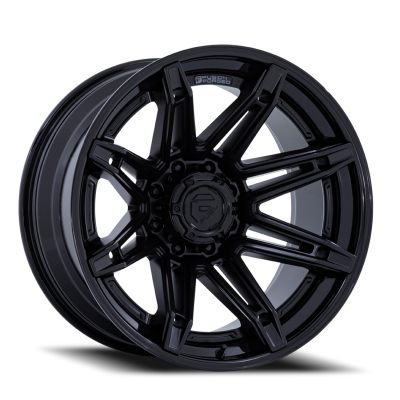 Aluminum Wheels 22X10 Brawl FC401MX 8 On 180 Matte Black/Gloss Black Lip 124.2 Bore -18 Offset Fuel Off Road Wheels