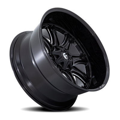 Aluminum Wheels 20X10 Darkstar FC853BE 5 On 139.7/5 On 150 Gloss Black/Milled 110.1 Bore -18 Offset Fuel Off Road Wheels